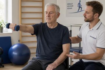 Versatile arm trainer for post stroke arm rehabilitation